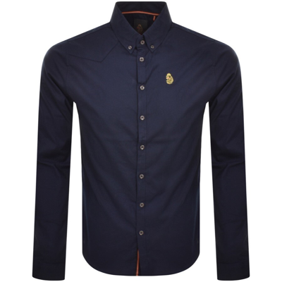 Luke 1977 Long Sleeve Oxford Shirt Navy