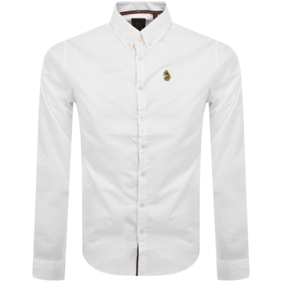 Luke 1977 Long Sleeve Oxford Shirt White