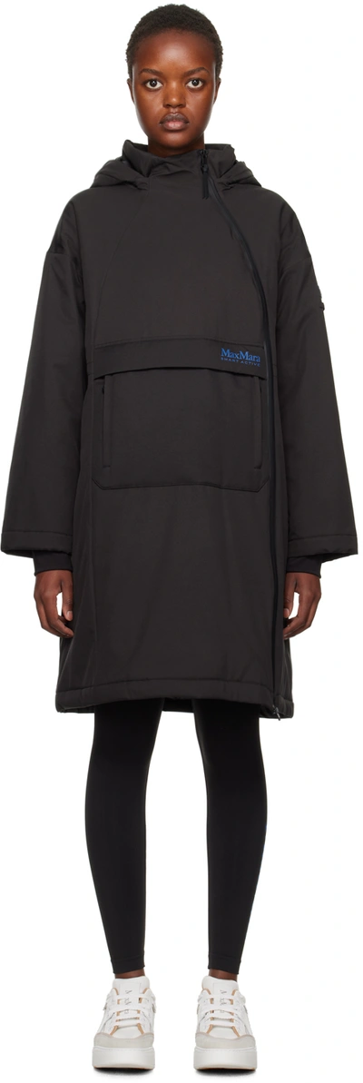 Max Mara Black Orma Coat In 005 Black