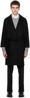 MAX MARA BLACK ARONA COAT