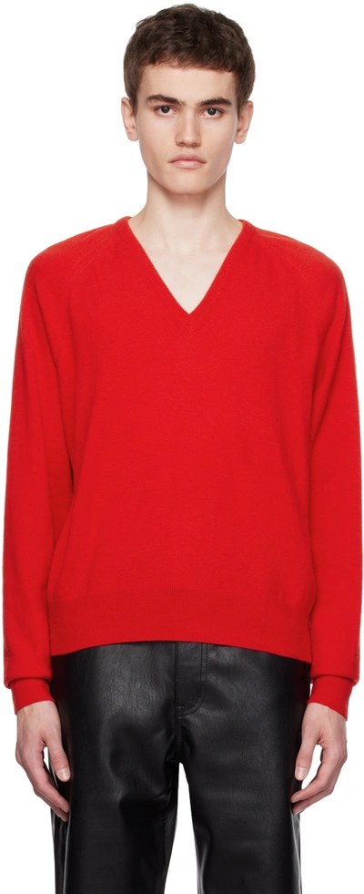 Dunst Red Raglan Sweater