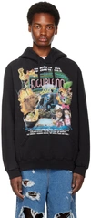 DOUBLET BLACK PZ TODAY EDITION HOODIE