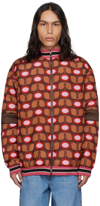 ANNA SUI SSENSE EXCLUSIVE BROWN PUFFER JACKET