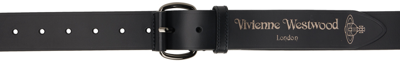 Vivienne Westwood Black Pin-buckle Belt In 223-l0022-n401la