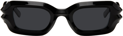 A Better Feeling Black Bolu Sunglasses In Polished Black Tr90/