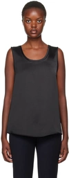 S Max Mara Black Ester Tank Top In 006 Black