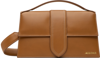 Jacquemus Long Rectangular Shoulder Bag With Adjustable Strap In Brown