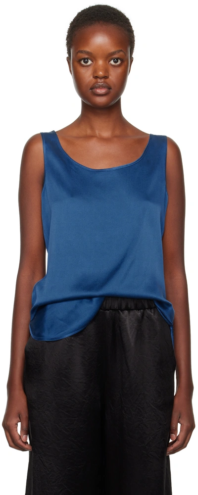 Max Mara Blue Pan Tank Top In 095 Cornflower