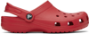 Crocs Women's Classic Clogs In Varsity Red