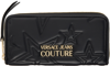 VERSACE JEANS COUTURE BLACK QUILTED WALLET