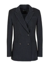 Emporio Armani Jackets In Fanta Navy