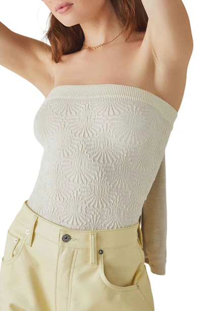 Free People Love Letter Tube Top In Ivory