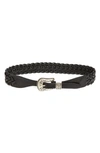 Golden Goose Leather Belt In Black