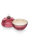 Illume Mercury Ornament Candle In Ornament Balsam Red 5.1oz