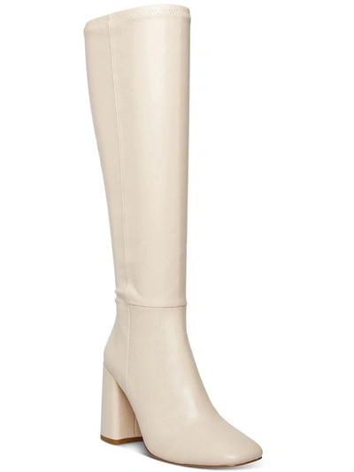 Madden Girl Winsloww Womens Solid Tall Knee-high Boots In White