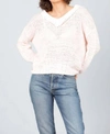 BRAVE + TRUE DODGER KNIT SWEATER IN BLUSH PINK