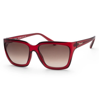 Ferragamo Women's Fashion 59mm Sunglasses In Red