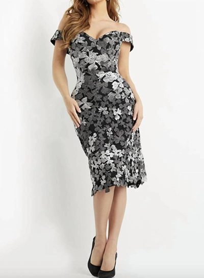 Jovani 06317a In Black/silver In Grey