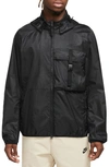 Nike Mens  Tech N24 Pkbl Woven Lined Jacket In Black