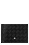 Montblanc Extreme 3.0 Wallet 6cc With Money Clip In Black