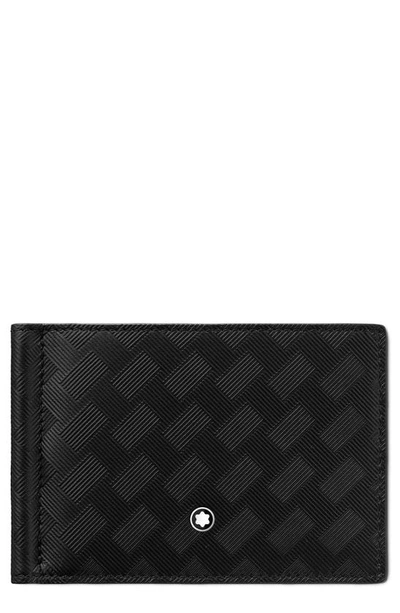 Montblanc Extreme 3.0 Wallet 6cc With Money Clip In Black