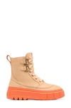 Sorel Caribou X Waterproof Leather Lace-up Boot In Orange