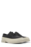 Camper Pix Contrasting-sole Lace-up Shoes In Black