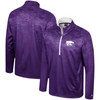 Colosseum Purple Kansas State Wildcats The Machine Half-zip Jacket In Purple