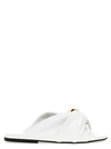 Jw Anderson White Chain Twist Sandals In 101 White