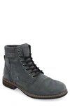 Territory Boots Yukon Cap Toe Ankle Boot In Navy