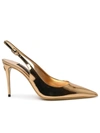 DOLCE & GABBANA DOLCE & GABBANA WOMAN DOLCE & GABBANA GOLD CALF LEATHER SLING BACK