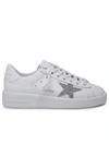 GOLDEN GOOSE GOLDEN GOOSE WOMAN GOLDEN GOOSE 'PURESTAR' WHITE LEATHER SNEAKERS