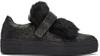 MONCLER Black Lucie Slip-On Sneakers,20312 00 019BP