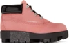 ACNE STUDIOS Pink Tinne Hiking Boots