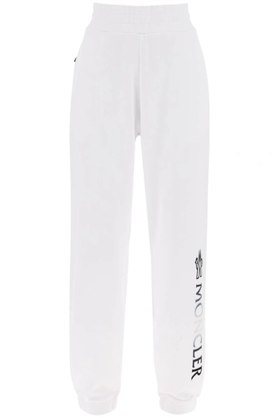 MONCLER MONCLER JOGGERS WITH FLOCKED LOGO WOMEN