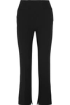 ROLAND MOURET GOSWELL CROPPED CREPE SLIM-LEG PANTS