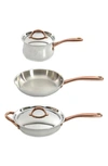 BERGHOFF BERGHOFF OURO GOLD COOKWARE FIVE-PIECE SET