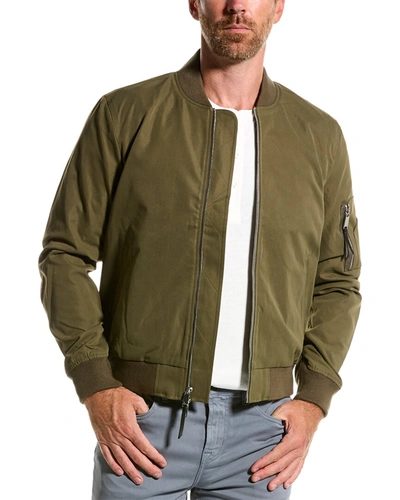 7 For All Mankind Tech Bomber Jacket In Green