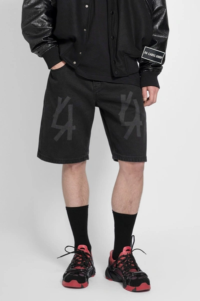 44 Label Group Man Black Shorts