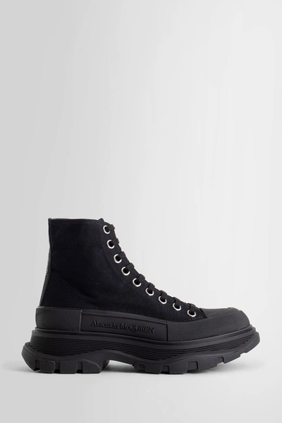 Alexander Mcqueen Woman Black Boots