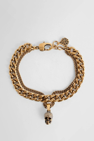 Alexander Mcqueen Woman Gold Bracelets