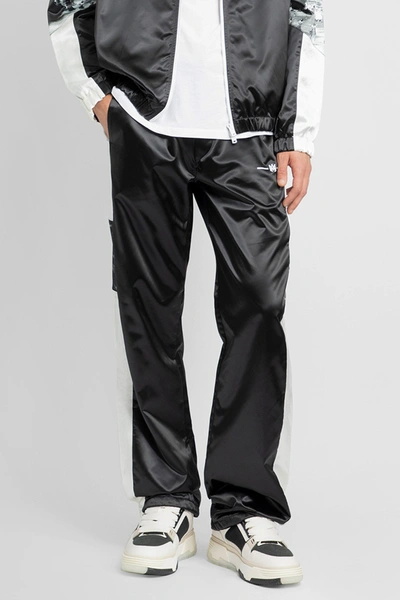 Amiri Man Black&white Trousers