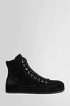 Ann Demeulemeester Man Black Sneakers In Black