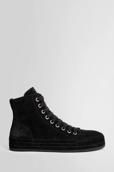 Ann Demeulemeester Man Black Trainers