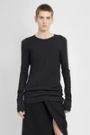 Ann Demeulemeester Long-sleeved T-shirt In Black