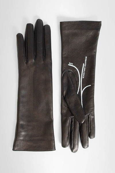 Ann Demeulemeester Unisex Black Gloves