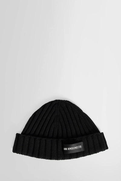 Ann Demeulemeester Unisex Black Hats