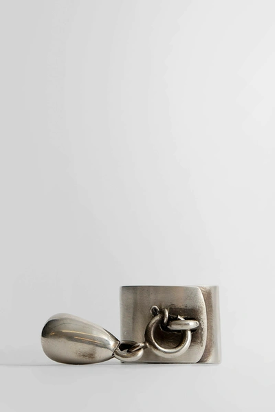 Ann Demeulemeester Unisex Silver Rings