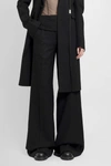 ANN DEMEULEMEESTER WOMAN BLACK TROUSERS