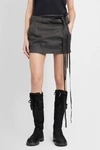 Ann Demeulemeester Black Jolien Miniskirt In Brown